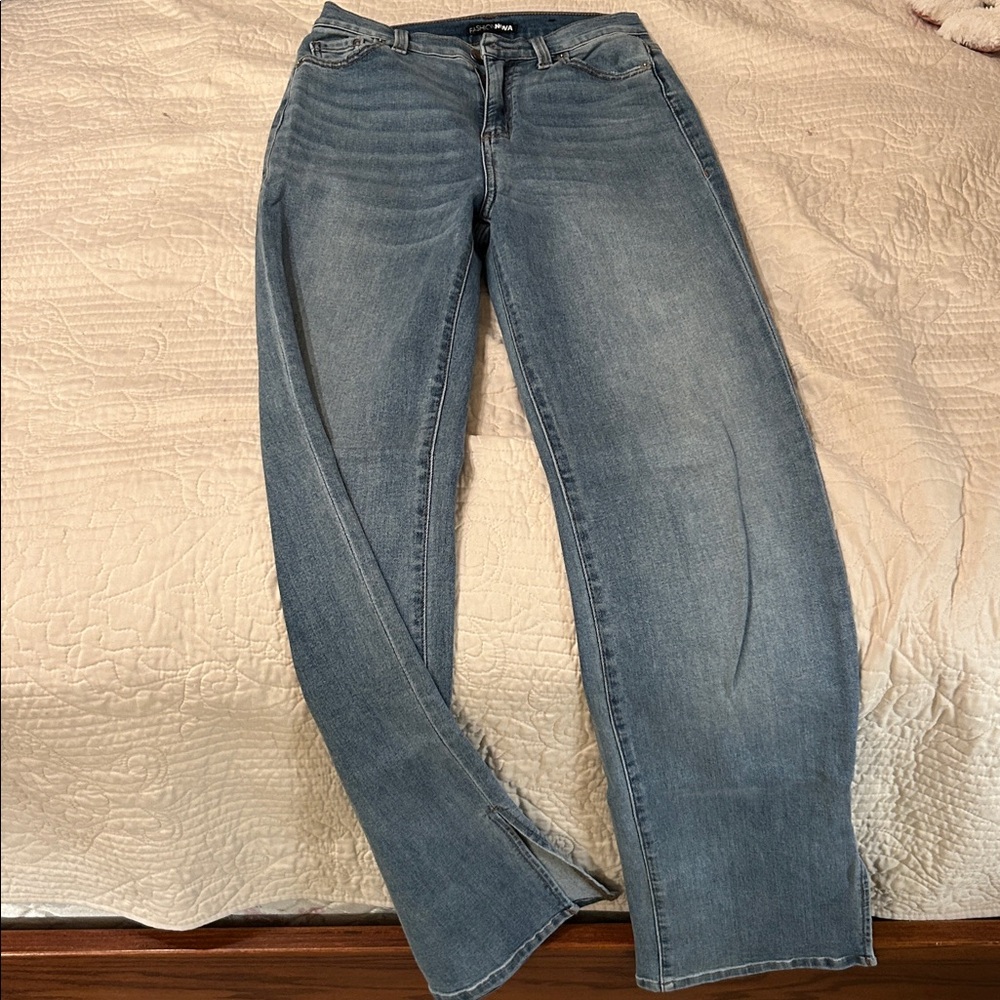 Fashion Nova High Rise Light Blue Jeans